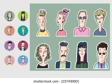 people group free style colour fashion