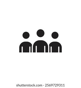 People group icon Line Art Logo set