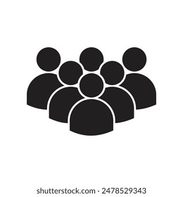 people group icon social sign vector illustration