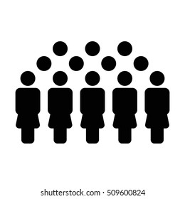 People Group Icon - Team Vector illustration