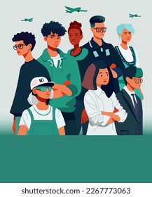 Gente, un grupo de personas, jay-z