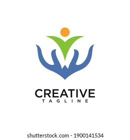logotipo de grupo de personas. vector de diseño creativo 