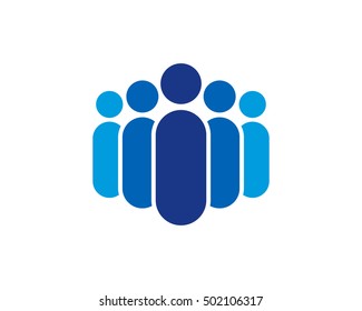 People Group Logo Design Template