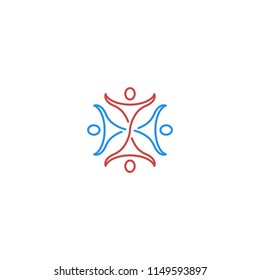 People group logo template