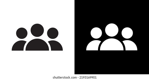 People, Group, Teamwork Icon Vector In Clipart Style