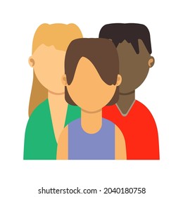 People group vector business illustration icon adult teamwork. Office people group human set team character social user. Employee people group avatar community company corporate person office