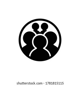 People Group vector icon. Group symbol.