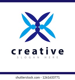 people group vector template