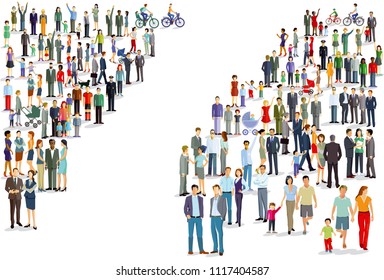 People groups directions, Illustration