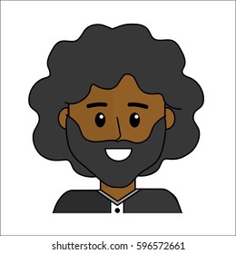 people, happy face man icon