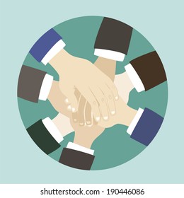 a lot of people have laid down their arms, showing that they are
