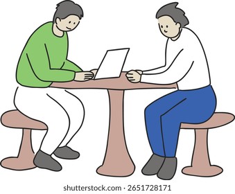 People having consultations and meetings