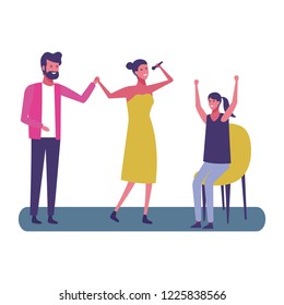 People having fun
