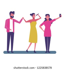 People having fun