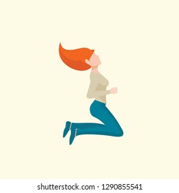 People Having Fun Flat Icon Vector Graphic Download Template