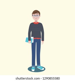 People Having Fun Flat Icon Vector Graphic Download Template