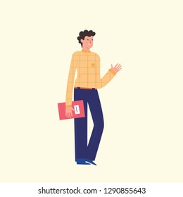 People Having Fun Flat Icon Vector Graphic Download Template