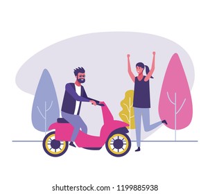 people having fun outside