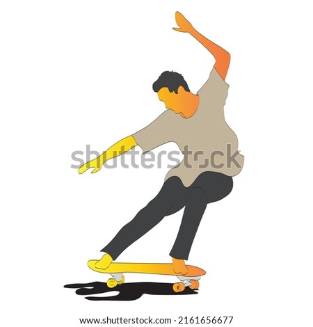 People are having fun playing surfskate with beautiful moves.