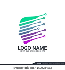 people head logo. human face illustration. mind creative logo