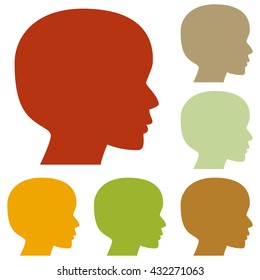 People head sign