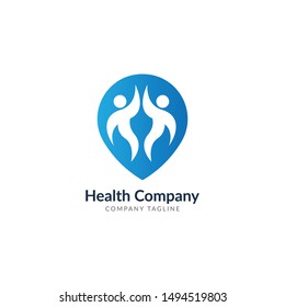 People Health Care Logo Template