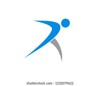 People Health Dance Clean Design Logo Stock Vector (Royalty Free ...