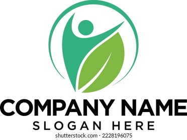 PEOPLE HEALTH FIGURE LOGO DESIGN VECTOR
