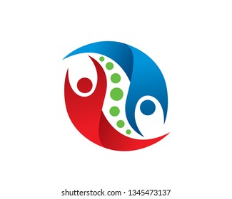 People Health Logo Template, Icon, Symbol - Vector