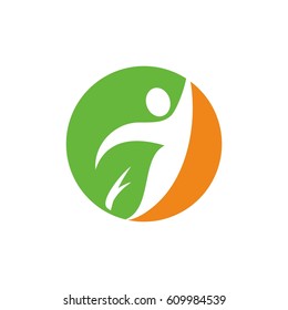 people healthy, people care logo design