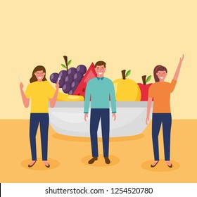 people healthy food