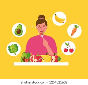 people healthy food