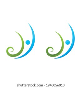 people Healthy Life Logo template vector icon