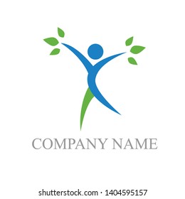 people healthy life logo.template vector illustration.logo suitable for your business