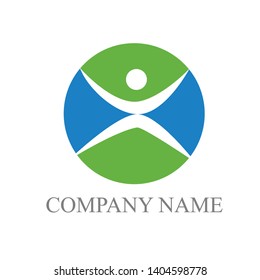 people healthy life logo.template vector illustration