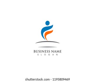 People healthy logo and vector