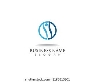 People healthy logo and vector