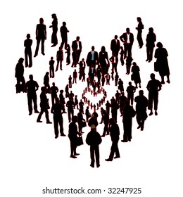 People and heart