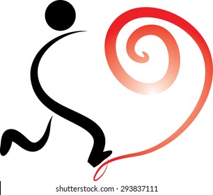 people and heart shape icon
