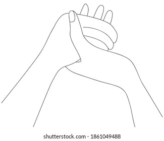 people holding hands coloring pages