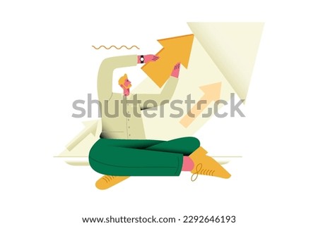 People Holding Rising Graph to Increase Business