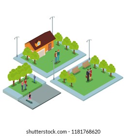 People at home