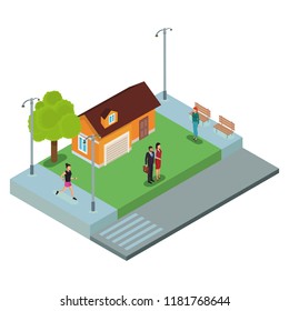 People at home