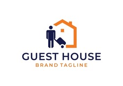 People With House For Guest House Logo Icon Design Template