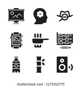 people icon. 9 people vector icons set. soda, asian and cook icons for web and design about people theme