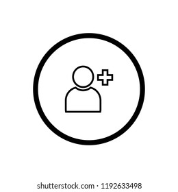 People icon. add people. add user icon