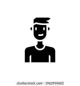 People Icon Boy Vector Illustration