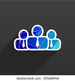 people icon business communication relationships group business