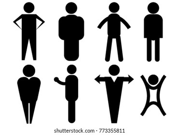 people icon collection design by vector.
