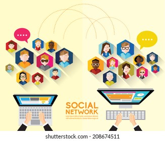 People Icon Conceptual Vector Design